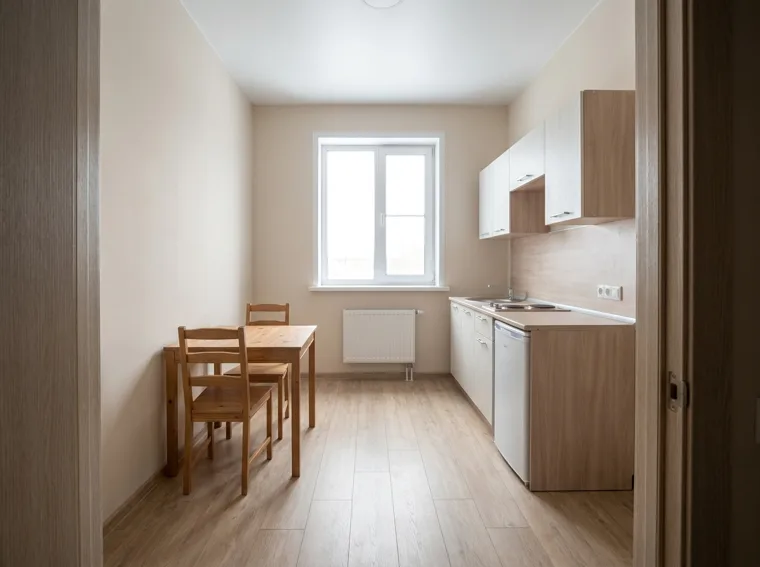 Кухня 8,6 м² · 1 окно · 3 товара, от 20 747 ₽